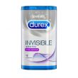 Preservativos Durex Invisible Extra Lubrificados 12 un.