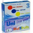 Preservativos Unilatex Multifruits 3un