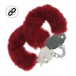 Algemas Metálicas Fluffy Bordô Ouch! Algemas Metálicas Fluffy Bordô Ouch!