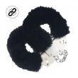 Algemas Metálicas Fluffy Preto Ouch!