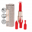 Angel Vibrador Lipstick com 4 Cabe&ccedil;as