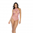 Body Heart Fishnet Bubblegum Rosa