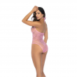 Body Heart Fishnet Bubblegum Rosa
