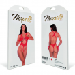 Bodysuit de Rede Vermelho