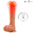 Bradley - Vibrador Real&iacute;stico Com Efeito Aquecimento 21cm