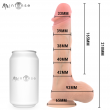 Bradley - Vibrador Real&iacute;stico Com Efeito Aquecimento 21cm
