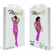 Catsuit em Fishnet Rosa
