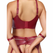 Conjunto Bordô de Bondage