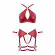 Conjunto Bordô de Bondage