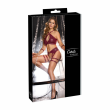 Conjunto Bordô de Bondage