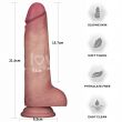 Dildo 21,5 cm Sliding Skin Pro