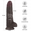 Dildo 21,5 cm Sliding Skin Pro