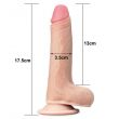 Dildo com Prepúcio Sliding Skin 17,5cm