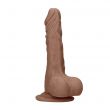 Dildo com Testículos de 18,6 cm RealRock Dildo com Testículos de 18,6 cm RealRock