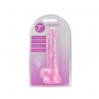 Dildo com Testículos Rosa Loving Joy