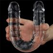 Dildo Duplo Transparente Flawless Clear