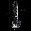 Dildo Flawless Clear 19cm