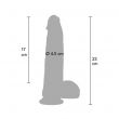 Dildo Inferno Ultra Realista 21cm