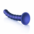 Dildo Metallic Blue 21 cm