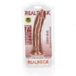 Dildo Moreno Curvo de 18 cm Sem Testículos RealRock