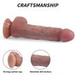 Dildo Realista de Silicone 20,5cm