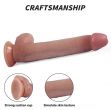 Dildo Realista de Silicone 25,2cm