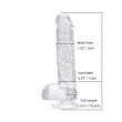 Dildo Realista Transparente Loving Joy 16,5 cm