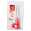 Dildo Twotone Vermelho 21cm