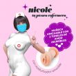 Enfermeira Nicole - Boneca Insuflável com Masturbador