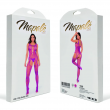 Floral Fishnet Bodystocking Rosa Orqu&iacute;dea