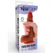 Foreskin Dildo Silicone 18 cm