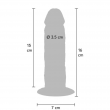 Foreskin Dong Silicone 15 cm