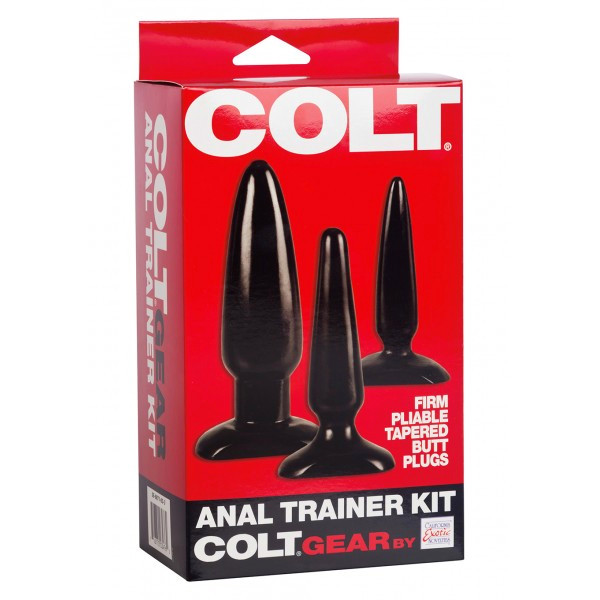 Kit Plugs Treino Anal Colt