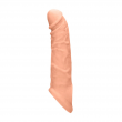 Manga Peniana Curva Bege 21cm RealRock
