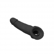 Manga Peniana Curva Preto 21,5cm RealRock