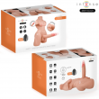 Marty - Torso com &Acirc;nus e Dildo Real&iacute;stico com Impulso e Vibra&ccedil;&atilde;o