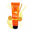 Orgie - Lube Tube Vibe! Vibrador L&iacute;quido Sabor de Pi&ntilde;a Colada