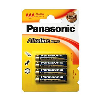 Pilhas Panasonic Alcalinas AAA