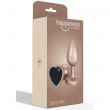 Plug Dourado Happiness com Jóia em Forma de Coração Toyjoy