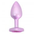 Plug Rosa Happiness com Jóia em Forma de Coração Toyjoy