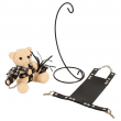 Porta-chaves de Urso de Peluche BDSM com Baloiço