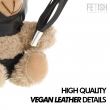 Porta-chaves de Urso de Peluche BDSM Luno