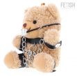 Porta-chaves de Urso de Peluche com Gag BDSM