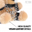 Porta-chaves de Urso de Peluche com Gag BDSM