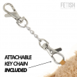 Porta-chaves de Urso de Peluche com Gag BDSM