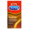 Preservativos Durex Real Feel sem Látex 6un
