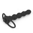 Strap On Vibrating Rock Balled Double Prober