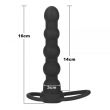 Strap On Vibrating Rock Balled Double Prober