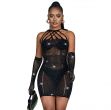Vestido Preto com Brilhantes Subblime