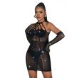 Vestido Preto com Brilhantes Subblime